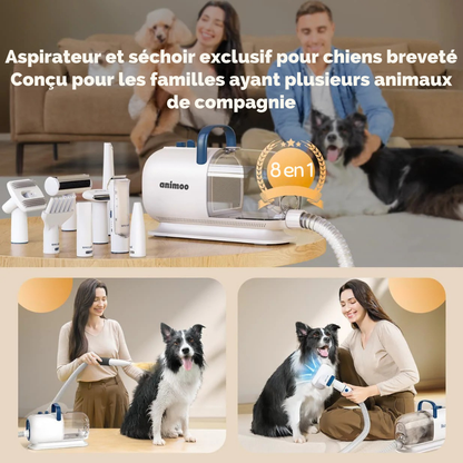 Kit de toilettage pour chien 7 en 1